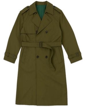 Éclectique Trench Coat - Green