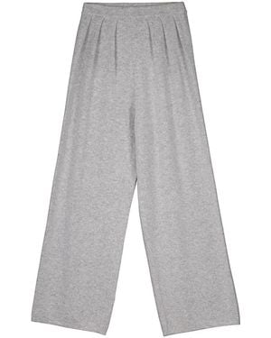 Bel Cashmere Erin Cashmere And Wool Trousers - Grey