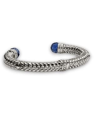 Daneila Léon Sterling Sapphire Cuff - Metallic
