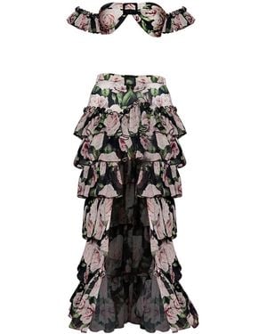 Nur Karaata Bloom Marigold Set - Black