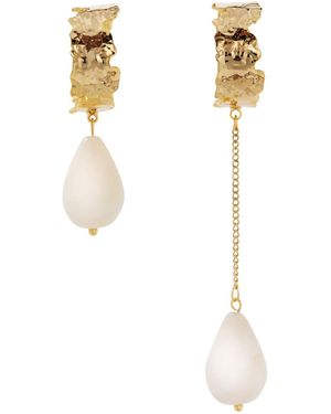 Tami&Tami Matias Elegant Melt Flow Earrings - Metallic