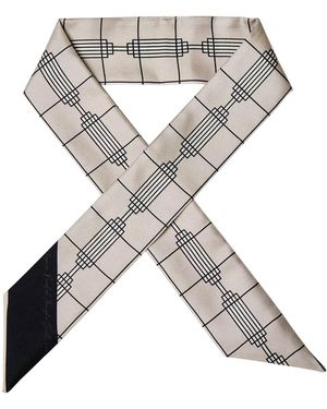 Ana Maison Quiet Door Twilly Scarf - Metallic