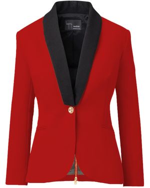 Layo G Rebellious Stretch Blazer - Red