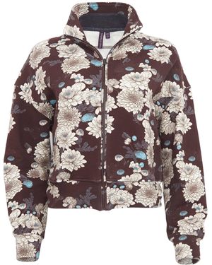 lords of harlech June Serious Floral Jacket - Brown