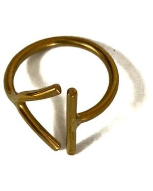 Lala Salama Elegant Ring - Metallic