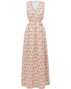 The Etta Collection Augusta Maxi Dress - Pink