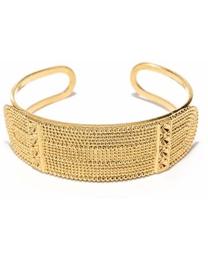 Volgara Bijoux Bellanda Art Deco Cuff - Metallic