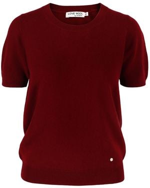 tirillm Alina Cashmere T-Shirt - Red
