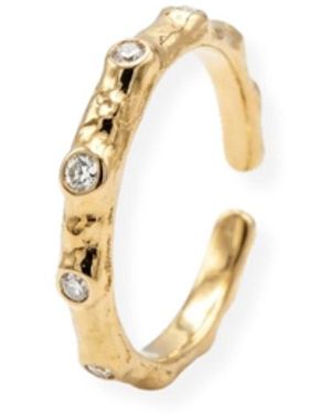 Martina Rozenberg Smira Jewelry Pedra Ring - Metallic