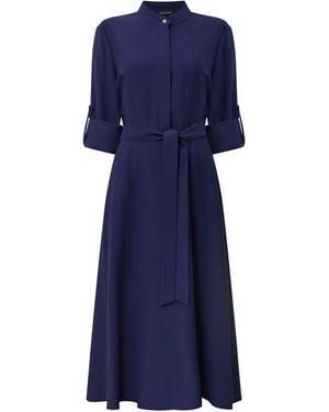 James Lakeland Tie-Waist Midi Dress - Blue