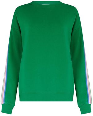Sugarhill Magda Sweatshirt, Stripe - Green