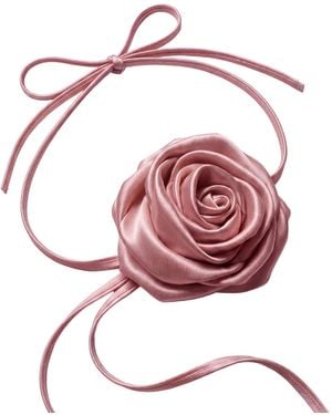 Angelika Jozefczyk Catrice Satin Rose Choker Dusty - Pink