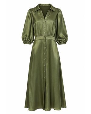 Traffic People Smooth Operator Frida Dress - Green