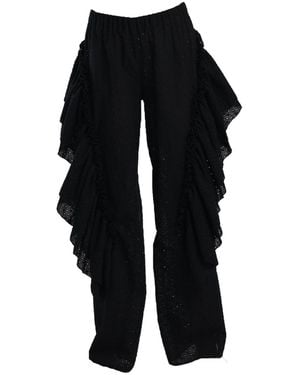 ARTISTA Drip Frill Pants - Black