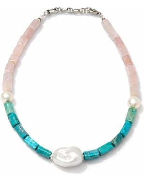 Ninemoo Harmonia Baroque Pearl Necklace - Blue