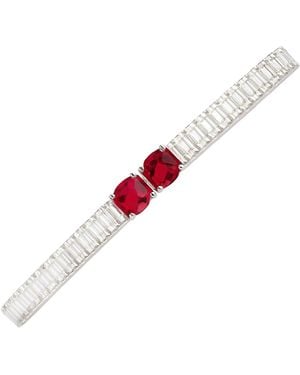 Maison De Gala Twin Ruby Bracelet - Red