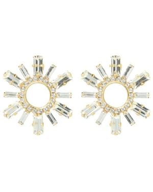 LOTT.gioielli Maura Earrings Baguette Crystal - White