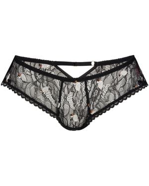 Empress Mimi Swan Maidens French Briefs - Black