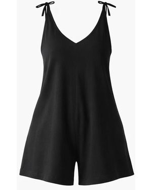 Nola Ami Short Jumpsuit - Black