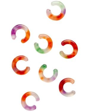 seree Abby Single Jade Cuff Earring - Red