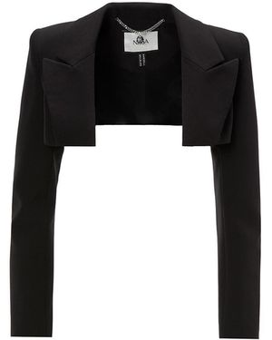 Nissa Cropped Blazer - Black