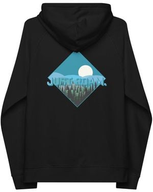 Anchor and Crew Just Roam. Seeker Organic Cotton Raglan Hoodie - Black