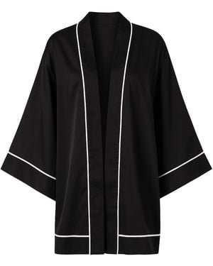 Noblesse Oblige Swan Robe - Black