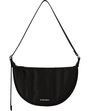 MARHEN.J Recycled Nylon Hobo Bag - Black