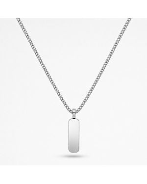 Outrage London Totem Pendant Necklace - Metallic