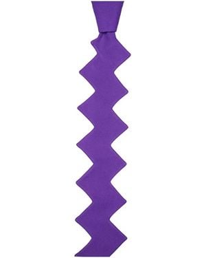 Zars London The Chevron Tie - Purple