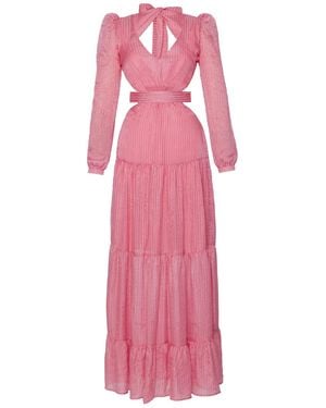 Anse Victorin Elly Silk Maxi Dress - Pink