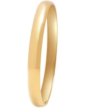 Nialaya Classic 8Mm Round Bangle - Metallic