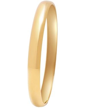 Nialaya Classic 8Mm Round Bangle - Metallic