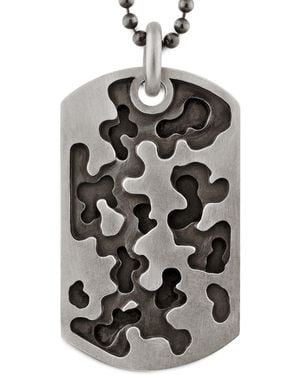 Snake Bones Camouflage Dog Tag - Grey