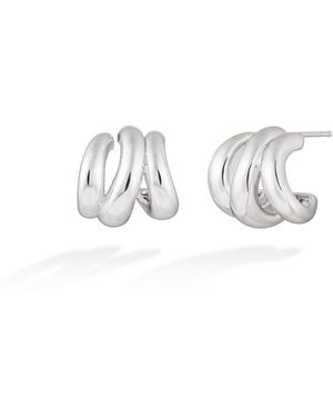 Shabella Nyc Trezzi Earrings - Metallic