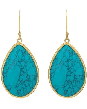 LÁTELITA London Single Drop Earrings Arizona - Blue