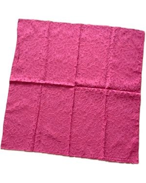 Introvertie VIENNA Silk Cotton Cut-Out Scarf - Pink