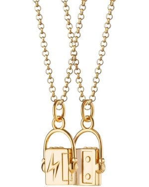 Scream Pretty Walkman Charm Necklace - Metallic