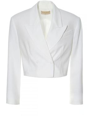 AGGI by HALEWSKI Giorgia Vanilla Ice Blazer - White