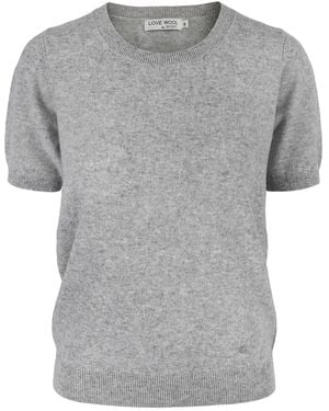 tirillm Alina Cashmere T-Shirt - Gray