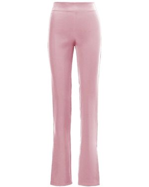BLUZAT Pastel Slim Fit Trousers - Pink