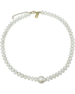 Christina Greene Winds Of Change Stone Beaded Necklace - Metallic