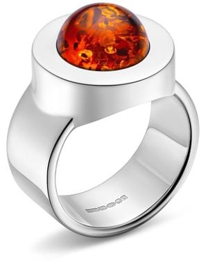 Rahul Patel Collection Genesis Amber Ring - Metallic