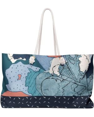 Piper & Fox Carmine Weekender Bag - Blue