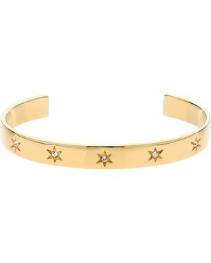 Emma Holland Jewellery Crystal Star Cuff - Metallic