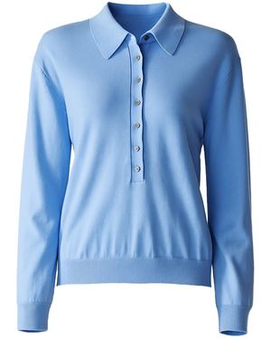Ats the Label Nara Knit Top - Blue