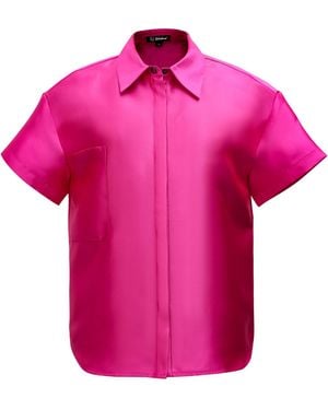 Smart and Joy Short Sleeve Shirt - Pink