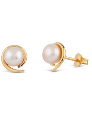 Dinny Hall Toro Pearl Studs - Metallic