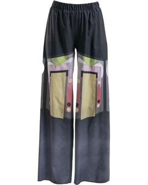 ARTISTA Harper Wide Leg Pants - Blue