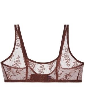 Journelle Romy Scoop Bralette Marron - Brown